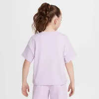 Nike Sportswear Essential Big детские (Girls') футболка цвет фиолетовый