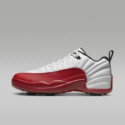 Nike Air Jordan 12 Low для гольфа Кроссовки цвет белый