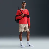 NikeCourt Slam чоловічі Dri-FIT ADV Long-Sleeve Tennis Polo колір червоний