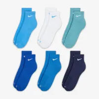 Nike Everyday Plus Cushioned тренувальні Ankle шкарпетки (6 пар) різнокольорові