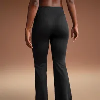 NikeSKIMS Matte женская С высокой Талией Slim Flaцвет красный лосины цвет черный