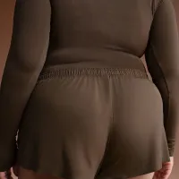 NikeSKIMS Airy жіноча Mini шорти колір коричневий