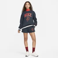Nike Sportswear Phoenix Fleece Heritage женская оверсайз Crew-Neck свитшот синий