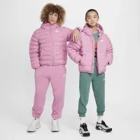 Nike Sportswear Lightweight Synthetic Fill Big детские Loose Hooded Куртка Pink