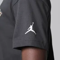 Nike Jordan Hoop Style Big дитячі Graphic футболка колір сірий