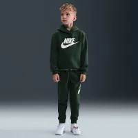 Nike Sportswear Club Fleece Little детские Толстовка с капюшоном набор цвет зеленый