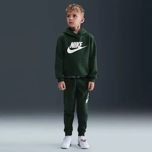 Nike Sportswear Club Fleece Little детские Толстовка с капюшоном набор цвет зеленый