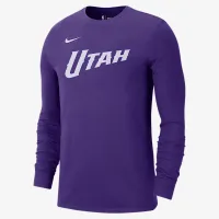 Utah Jazz Essential City Edition мужские Nike NBA Long-Sleeve футболка цвет фиолетовый