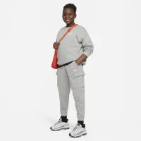Nike Sportswear Club Fleece Big детские Cargo Pants (Extended Size) цвет серый