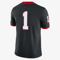 Georgia Bulldogs чоловічі Nike Dri-FIT College Game Jersey колір чорний