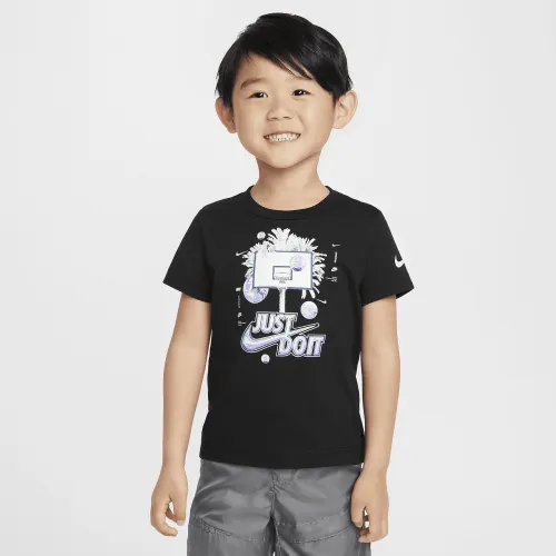 Nike Toddler Palm Tree Hoop JDI футболка цвет черный