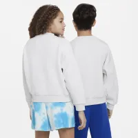 Nike Sportswear Icon Fleece Big детские оверсайз свитшот цвет коричневый