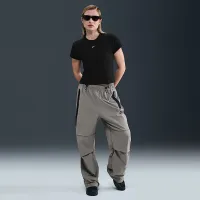 Nike Sportswear женская Tight Ribbed Short-Sleeve футболка цвет черный