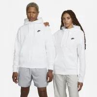 Nike Sportswear Club Fleece чоловічі Full-Zip Толстовка з капюшоном колір білий