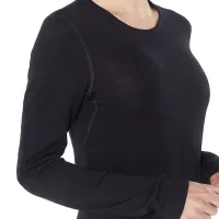 Футболка Icebreaker Merino 260 Tech Long Sleeve Crewe Thermal Top 1043870011 -  Черная