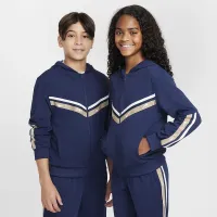 Nike Sportswear Club Big дитячі Full-Zip Knit Толстовка з капюшоном блакитний