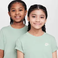 Nike Sportswear Big дитячі футболка колір зелений