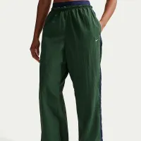 Nike Sportswear женская Loose С высокой Талией Parachute Pants цвет зеленый