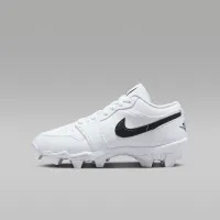 Nike Jordan 1 Low Little/Big детские Cleats цвет белый