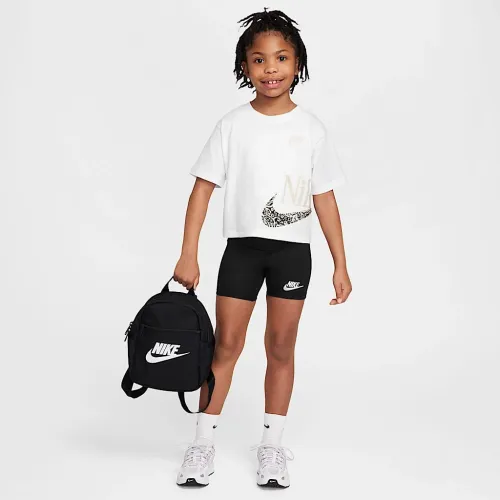Nike Little дитячі Wild Flower Boxy футболка and шорти комплект колір чорний