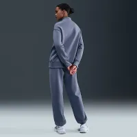Nike Sportswear Phoenix Fleece женская оверсайз 1/4-Zip Long свитшот синий