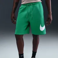 Nike Club мужские Fleece шорты цвет зеленый