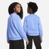 Nike Sportswear Club Fleece Big Kids' Sweatshirt Blue