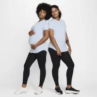 Nike (M) One жіноча З високою талією 7/8 лосіни з кишенями(Maternity) колір чорний