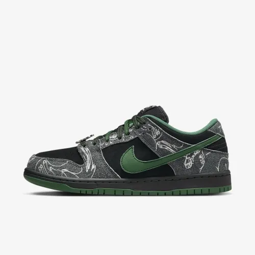 Nike SB Dunk Low Skate Кроссовки цвет черный