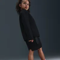 Nike Tech Fleece Little дитячі 2-Piece шорти комплект колір чорний