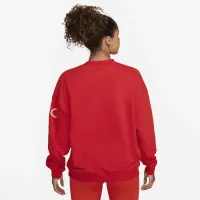 Nike Dri-FIT Get Fit жіноча French Terry Graphic Crew-Neck світшот колір червоний