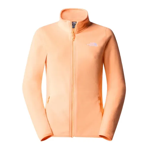 Кофта/футболка The North Face 100 Glacier Full-Zip Fleece 0A855OO041 - оранжевая