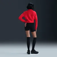 Nike Sportswear Tech Fleece женская Cropped 1/2-Zip Top цвет красный