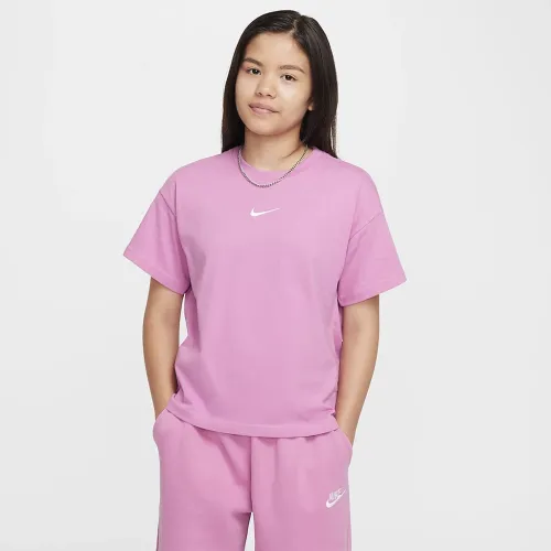 Nike Sportswear Essential Big детские (Girls') футболка Pink