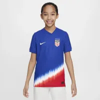USWNT 2024 Match Away Big дитячі Nike Dri-FIT ADV Soccer Authentic Jersey блакитний