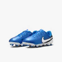 Nike Jr. Tiempo Legend 10 Academy Little/Big детские Multi-Ground Low-Top футбольные бутсы синий