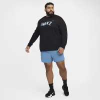 Nike мужские Dri-FIT Long-Sleeve Fitness футболка цвет черный