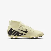 Nike Jr. Mercurial Superfly 9 Club Little/Big дитячі Multi-Ground High-Top футбольні бутси Yellow