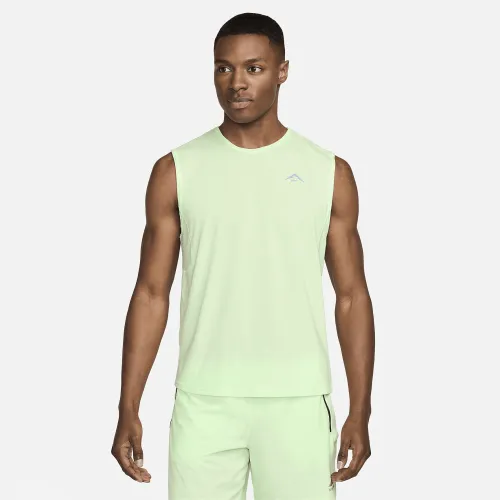 Nike Solar Chase мужские Dri-FIT Sleeveless Running Top цвет зеленый