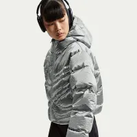 Nike Sportswear Swoosh Series жіноча Therma-FIT оверсайз Down Puffer Куртка колір сірий