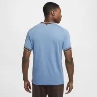 NikeCourt Heritage чоловічі Short-Sleeve Tennis Top блакитний