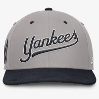 New York Yankees Cooperstown Pro мужские Nike Dri-FIT MLB Adjustable Hat цвет серый