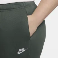 Nike Sportswear Club Fleece женская Mid-Rise Joggers (большие размеры) цвет зеленый