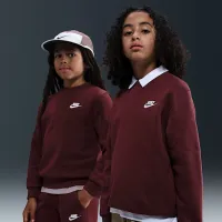 Nike Sportswear Club Fleece Big детские свитшот цвет красный