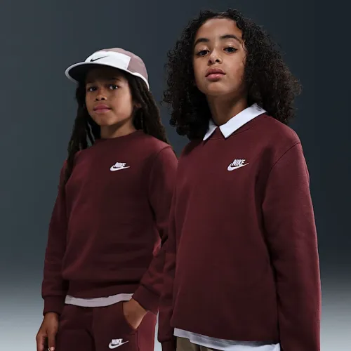 Nike Sportswear Club Fleece Big детские свитшот цвет красный