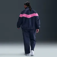 Nike Windrunner женская Loose UV Woven Full-Zip Куртка (большие размеры) синий