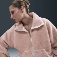 Nike Sportswear женская High-Pile Fleece Куртка Pink