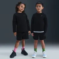 Nike Tech Fleece Little дитячі 2-Piece шорти комплект колір чорний