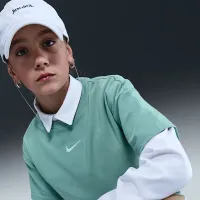 Nike Sportswear Essential Big дитячі (Girls') футболка колір зелений