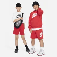 Nike Sportswear Club Fleece Big детские French Terry шорты цвет красный